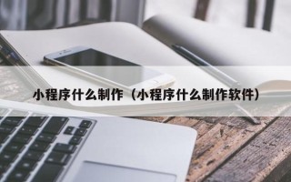 聊城小程序什么制作（小程序什么制作软件）