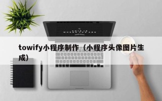聊城towify小程序制作（小程序头像图片生成）